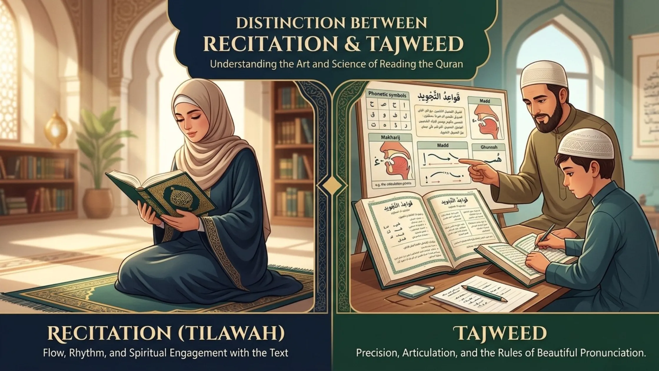Distinction Between Recitation and Tajweed (2)