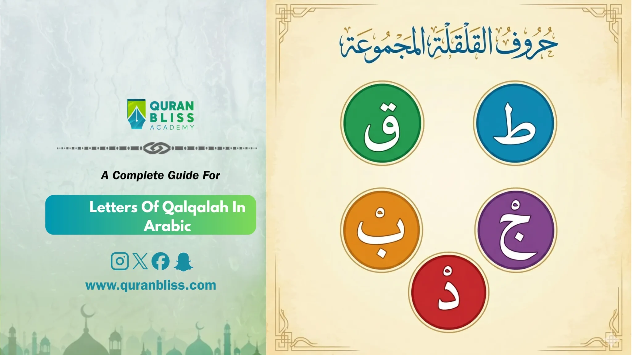 letters of qalqalah in arabic