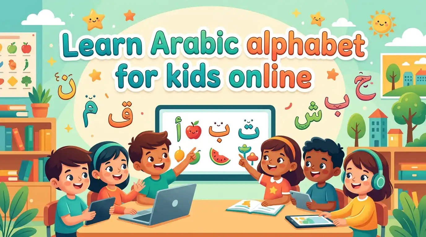 Learn Arabic alphabet for kids online